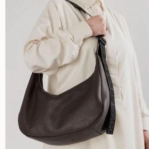 Baggu leather crescent bag